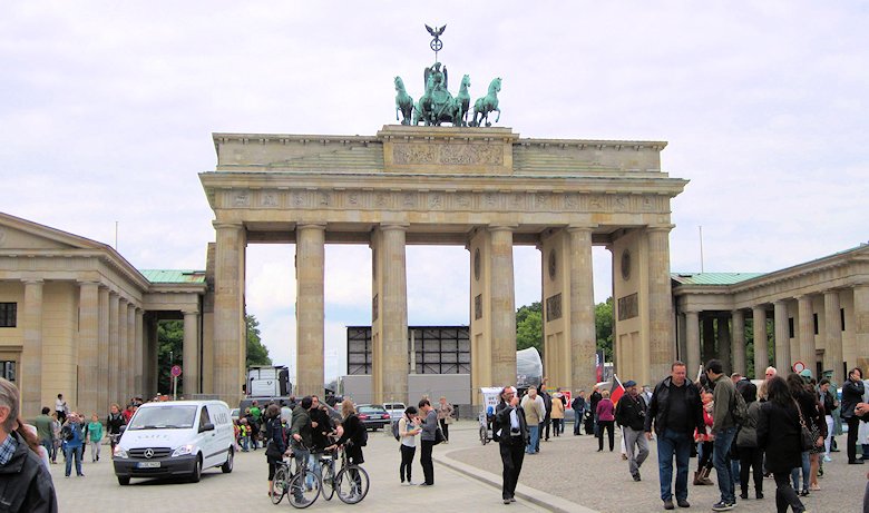The Brandenburg Gate, Berlin, Germany: 24th May 2013