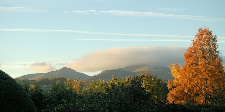Colourful scene at 9:00 am on the 10th November 2013